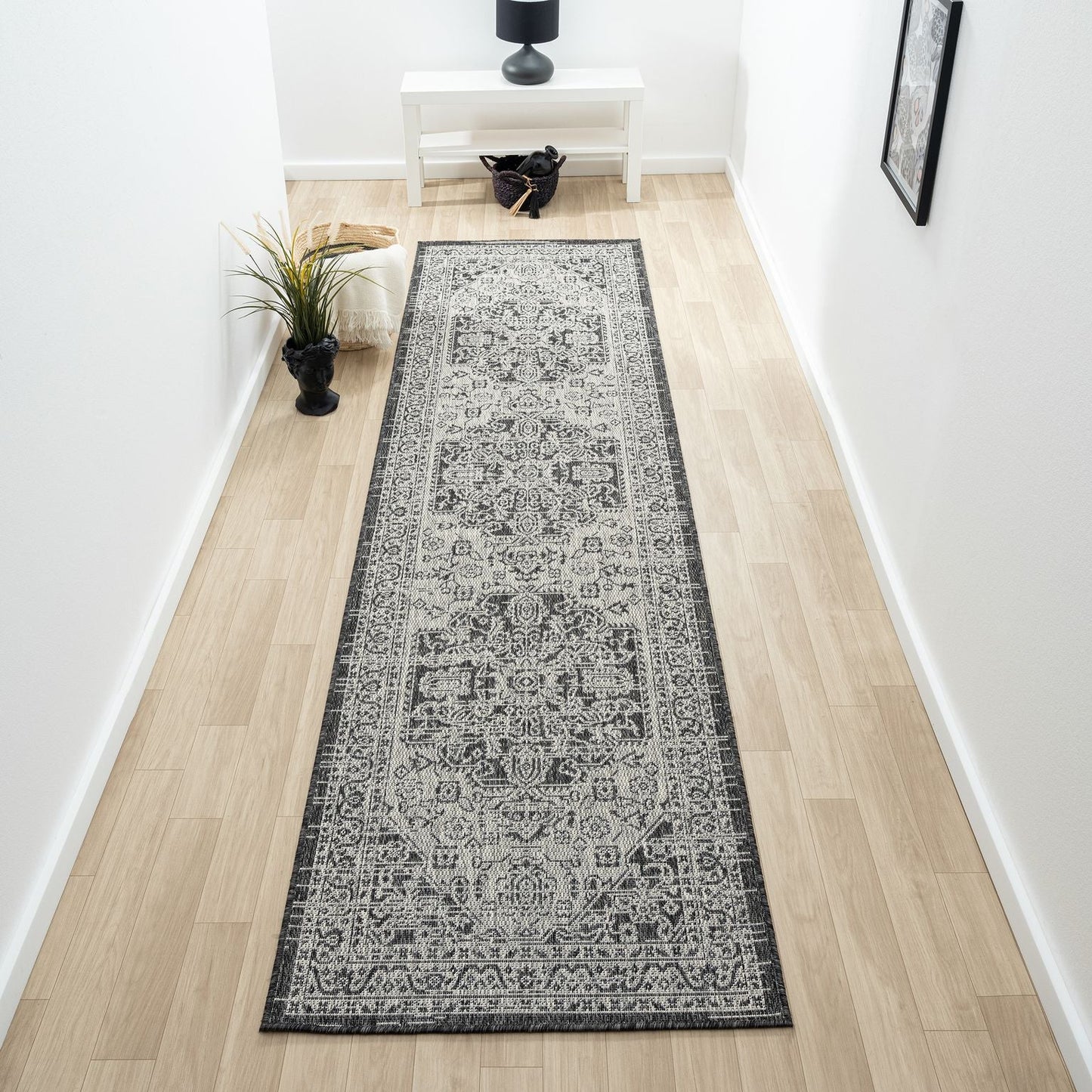 Alfa Out Door Rug 424 Slate Runner