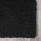 Fluffy Shag Rug 397 Ebony Runner