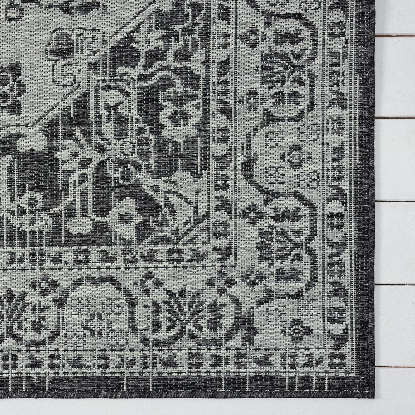 Alfa Out Door Rug 424 Slate Runner