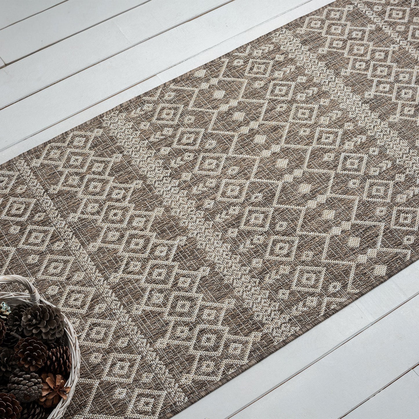 Patio Out door Rug 451 Almond Runner