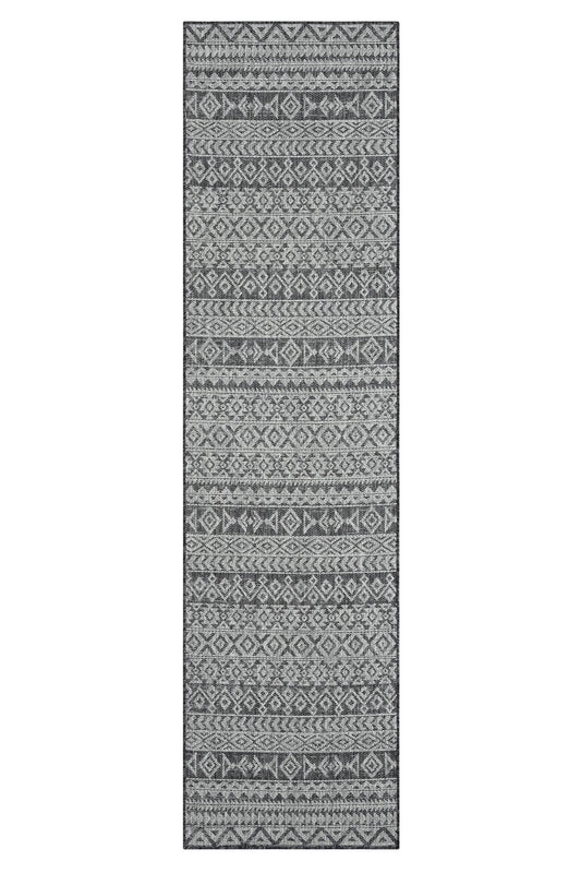 Alfa Out Door Rug 421 Charcoal Runner