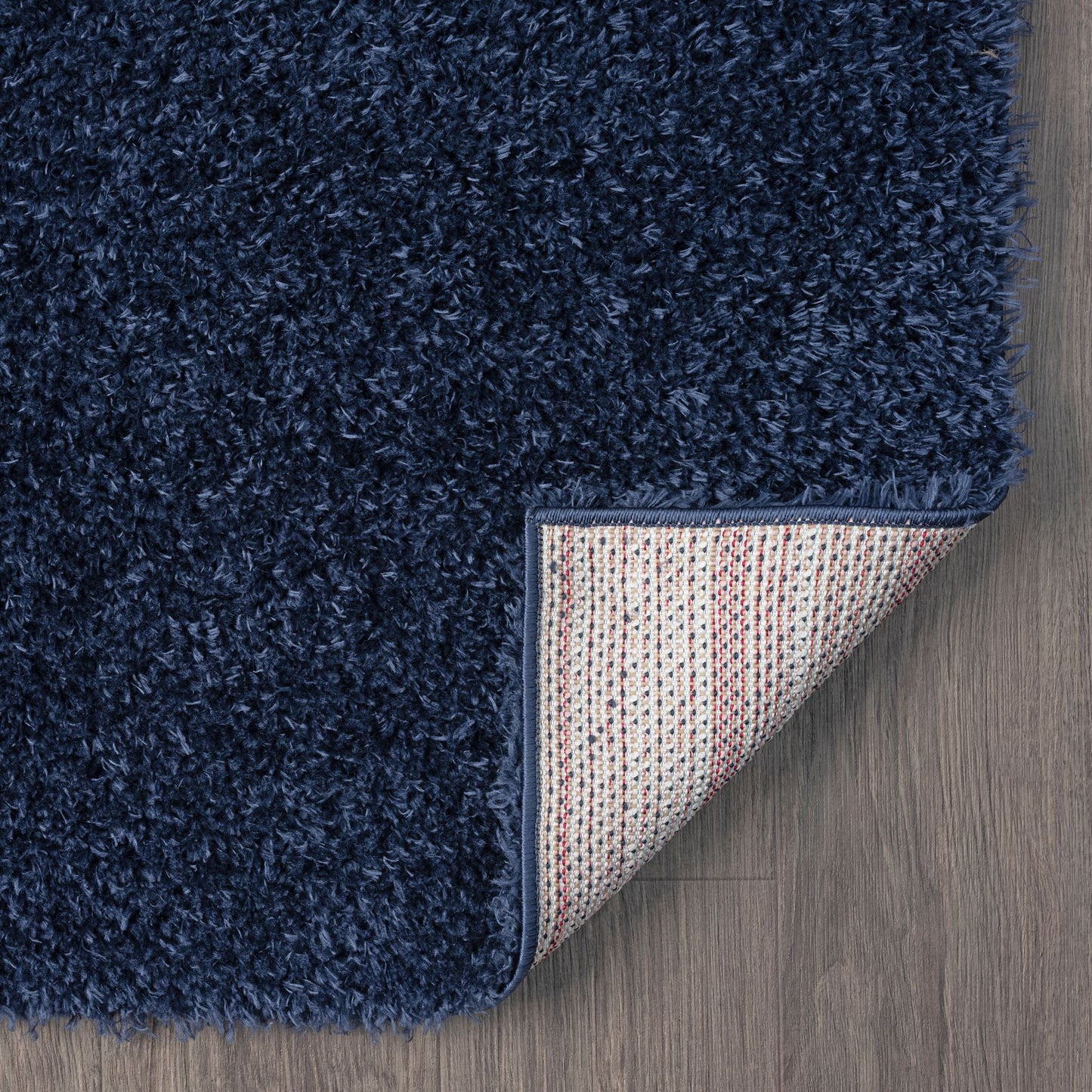 Fluffy Shag Rug 396 Navy