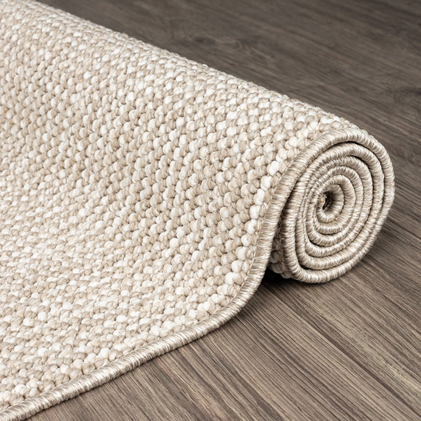 Lace Rugs 194 Taupe Runner