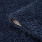 Fluffy Shag Rug 396 Navy Runner