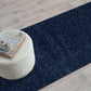 Fluffy Shag Rug 396 Navy Runner