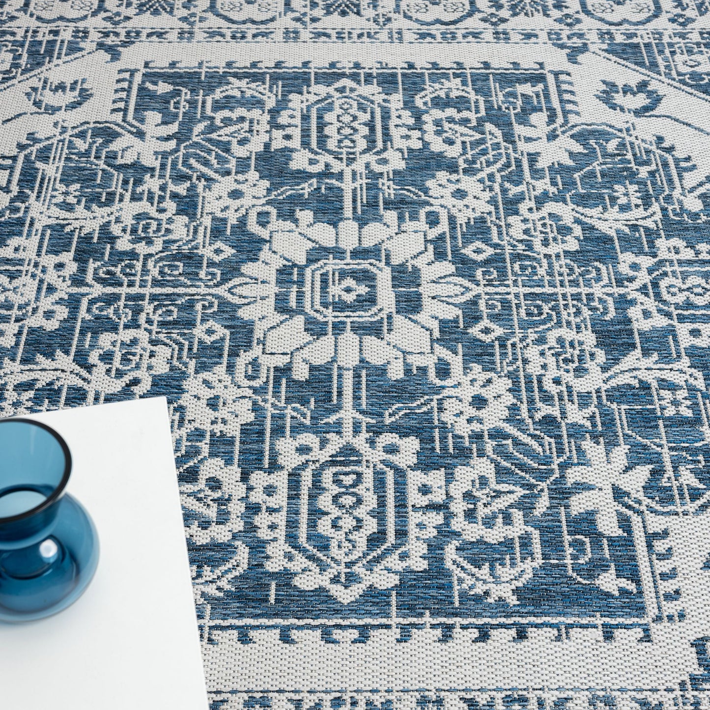 Patio Out door Rug 455 Denim