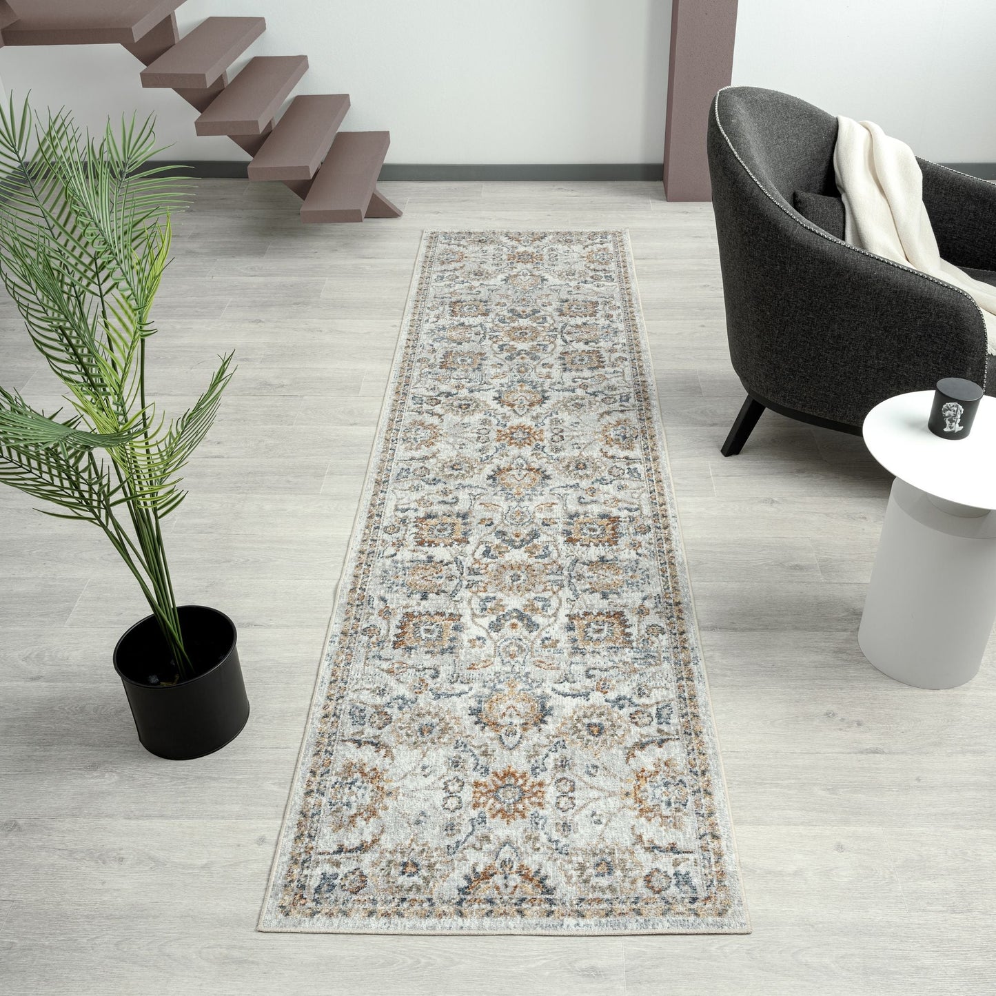 Easy Washable 368 Pearl Runner