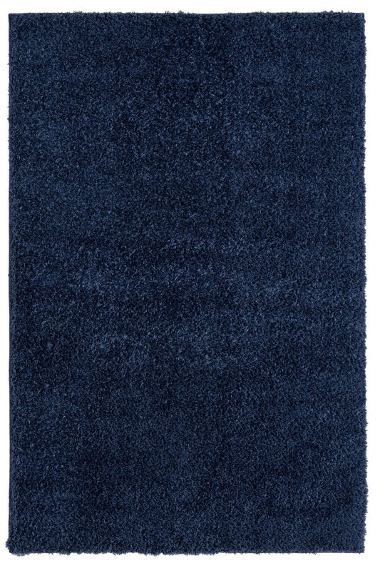 Fluffy Shag Rug 396 Navy