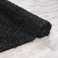 Fluffy Shag Rug 397 Ebony Runner