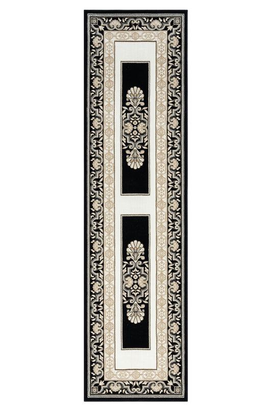 Royal Persian Rug 523 Black Runner