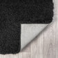 Fluffy Shag Rug 397 Ebony Runner