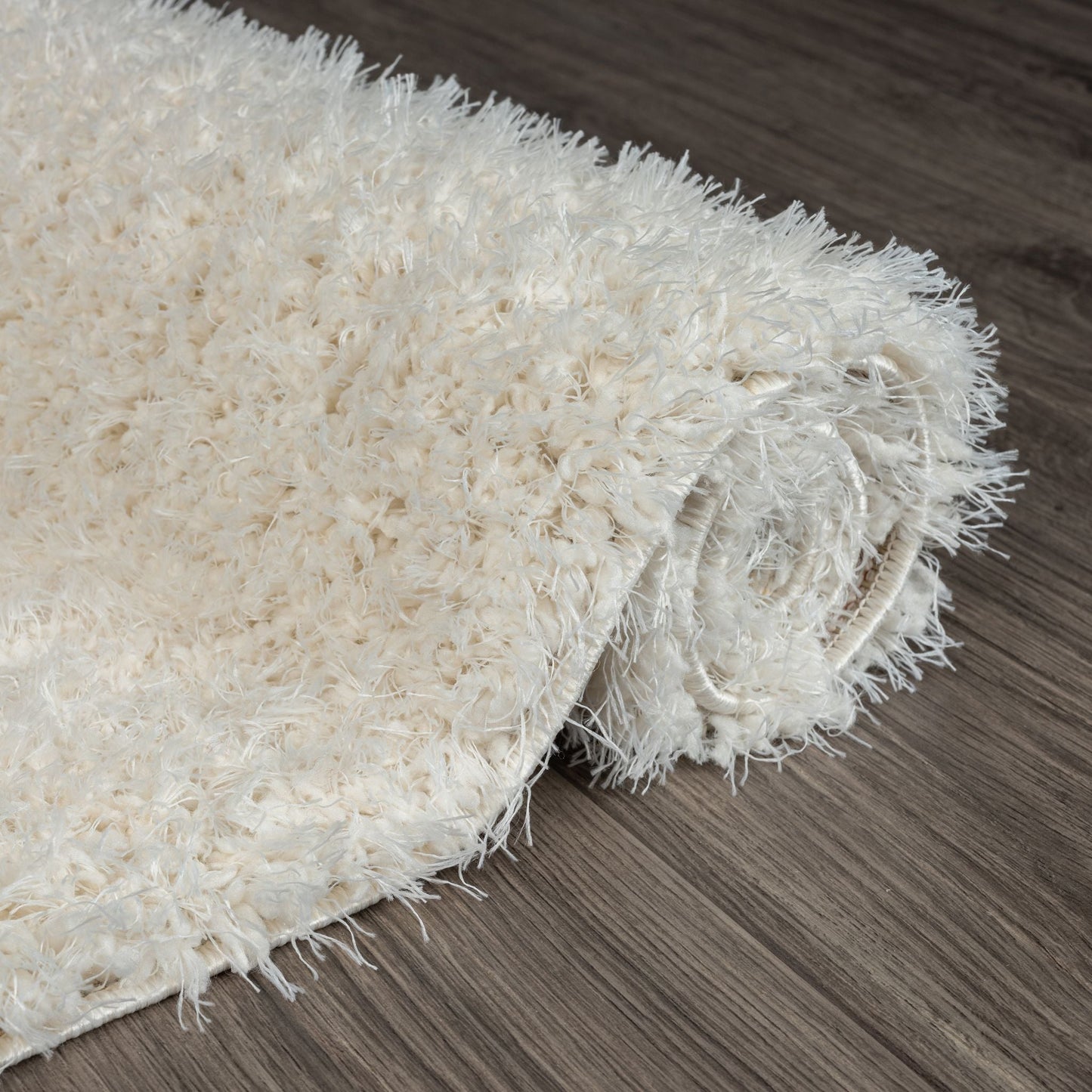 Fluffy Shag Rug 393 Sand Runner