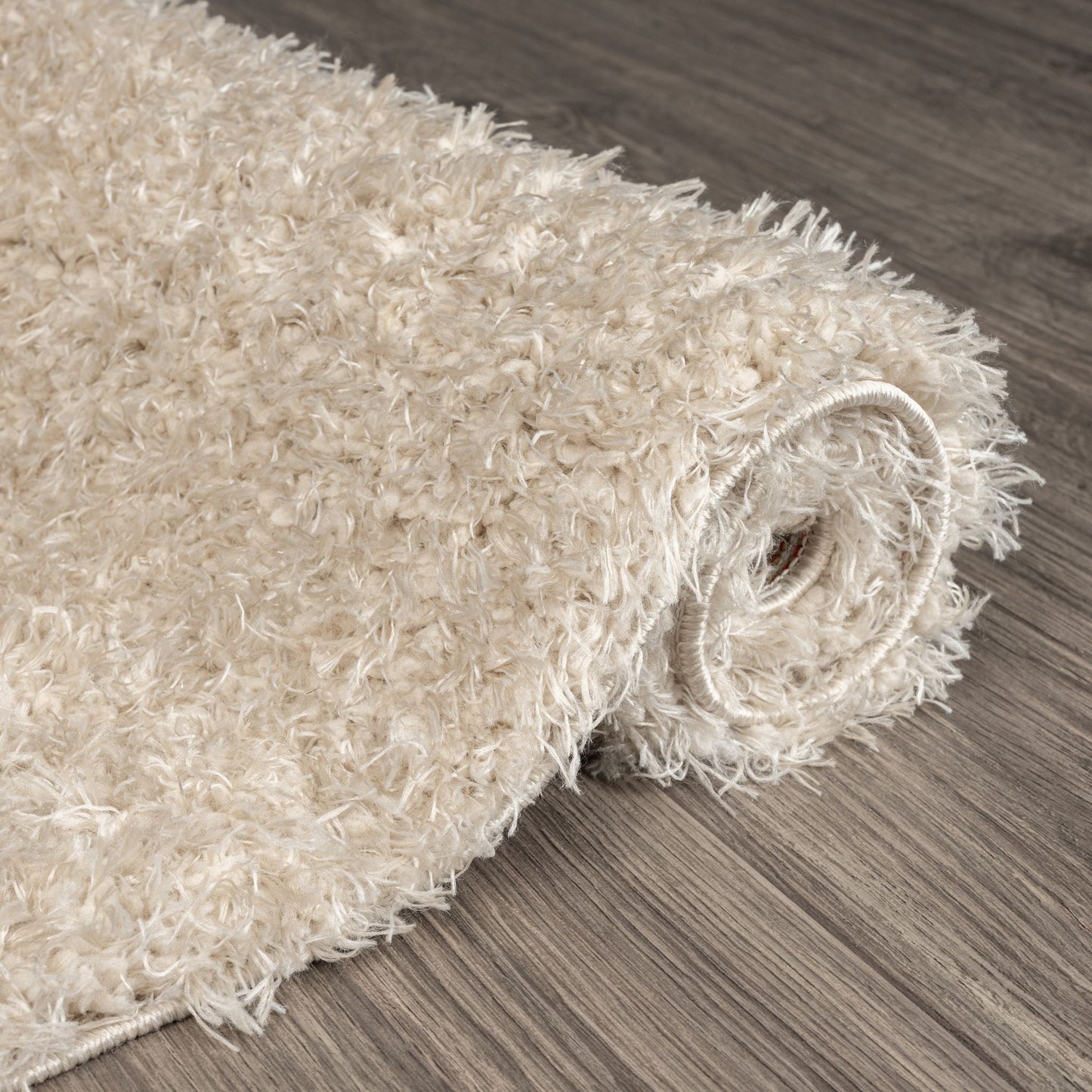 Fluffy Shag Rug 394 Fawn Runner