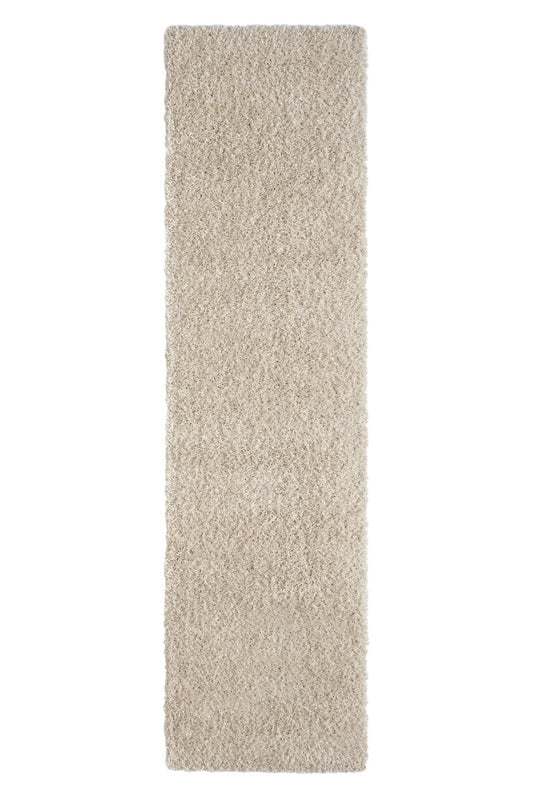 Fluffy Shag Rug 394 Fawn Runner